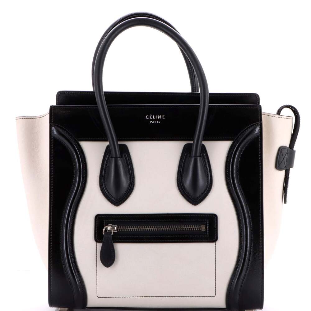 Celine Bicolor Luggage Bag Lizard And #202028C17B